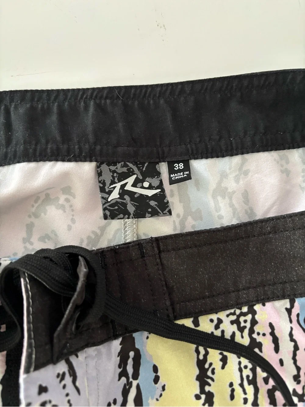 Rusty Men’s Multi-Color Swim Trunks Size 38
